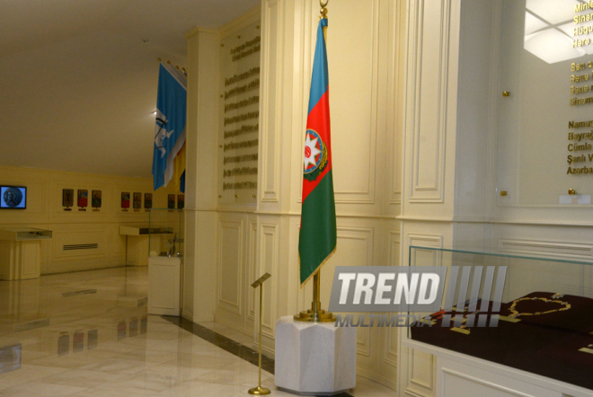 Museum of the National Flag. Azerbaijan, Nov.09, 2015 
